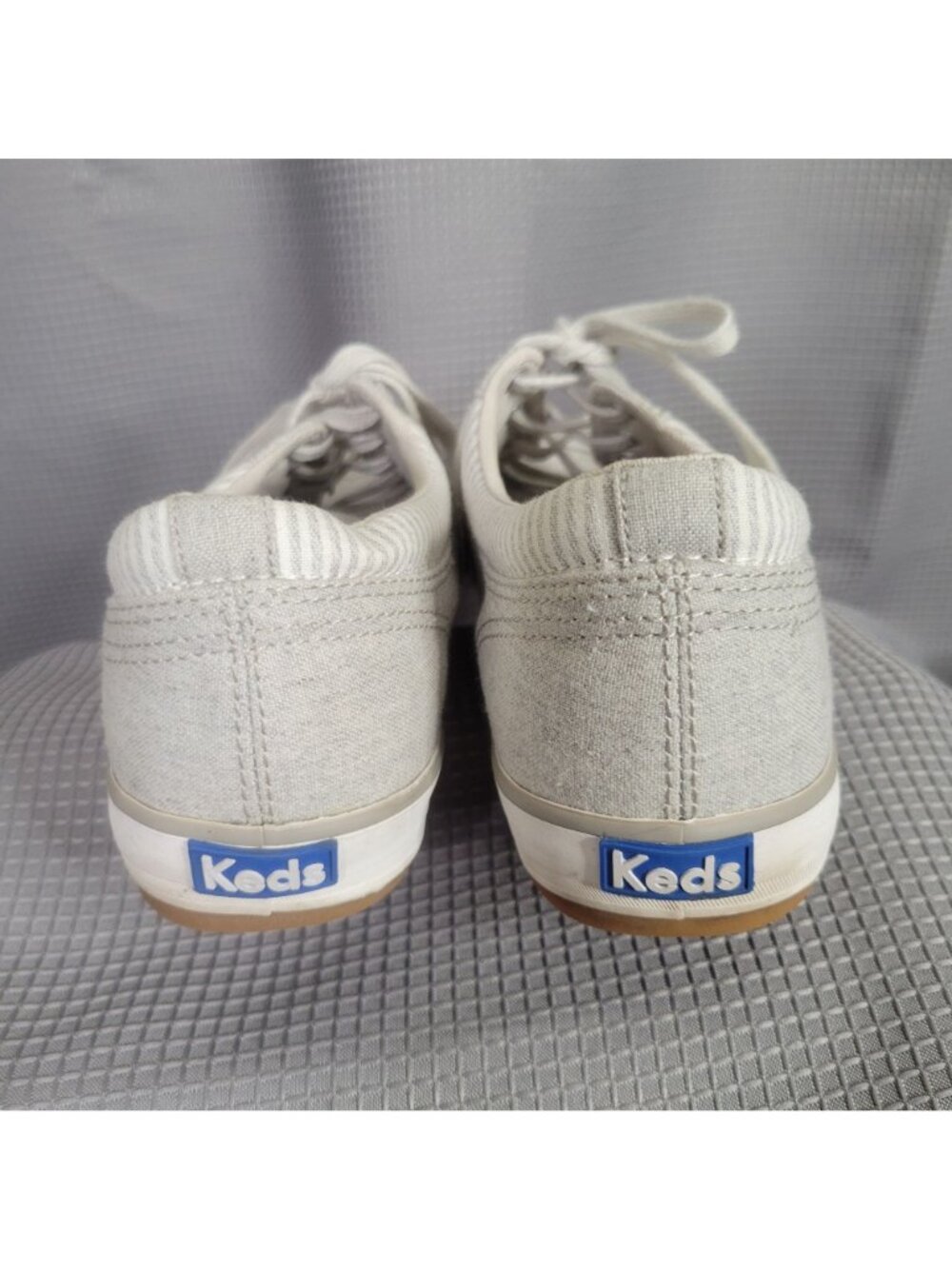 Keds Womens Size 9.5 Shoes Casual Sneakers Center Chambray Lace-Up Dream Foam - Picture 8 of 11
